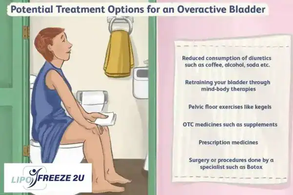 image of woman on toilet because of an overactive bladder Leicestershire
