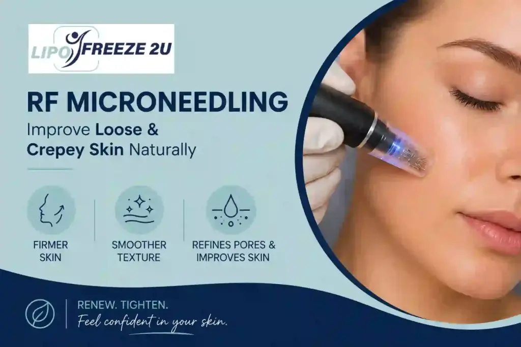 Can RF Microneedling Help Improve Loose and Crepey Skin Leicestershire?